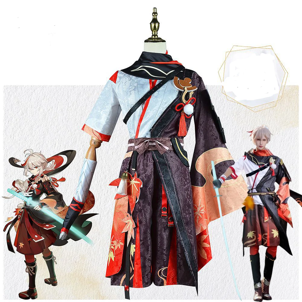 Anime Cosplay Kimono - Costume de cosplay Genshin Impact Kaedehara