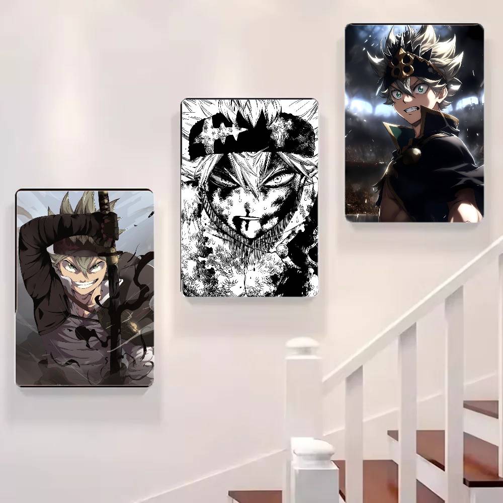 Black Clover Grimoire - Affiche murale de trèfle noir B
