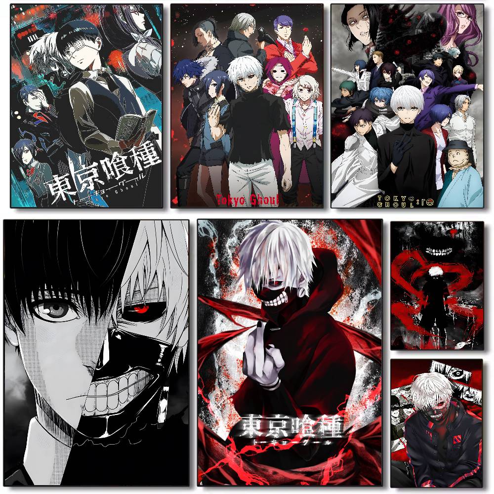 Black Clover Grimoire - Affiche japonaise t-tokyo Ghoul ANIME, toile