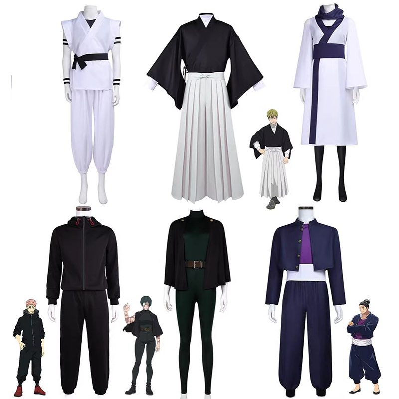 Anime Cosplay Kimono - Costume de cosplay Anime JJK Itadori