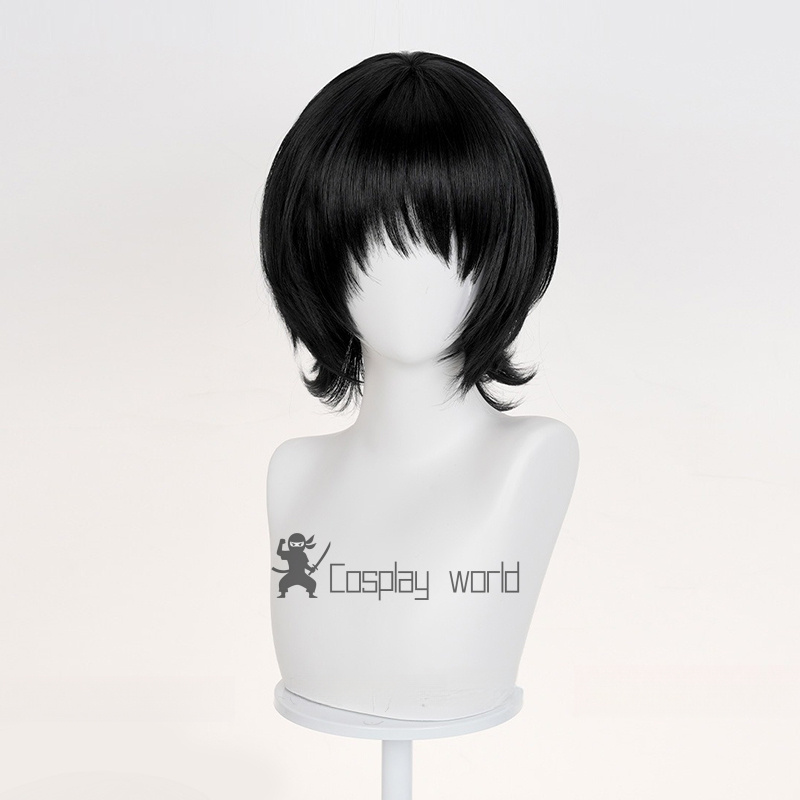 Perruque de Cosplay Anime Tako - Anime Cosplay Girl With Black Hair avis et prix