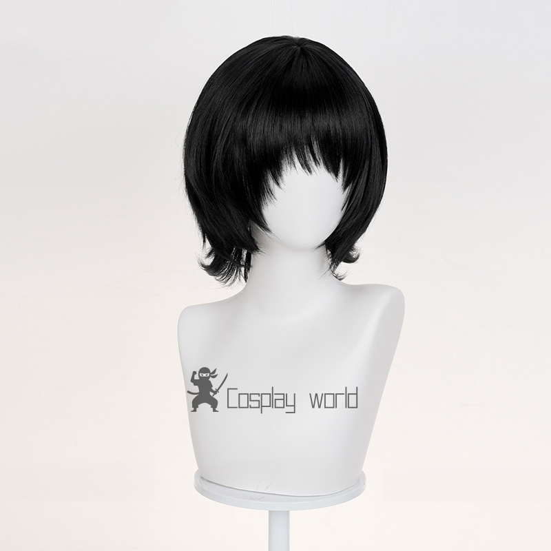 Perruque de Cosplay Anime Tako - Anime Cosplay Girl With Black Hair avis et prix