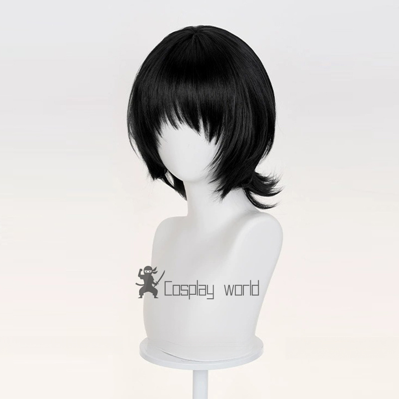 Perruque de Cosplay Anime Tako - Anime Cosplay Girl With Black Hair avis et prix