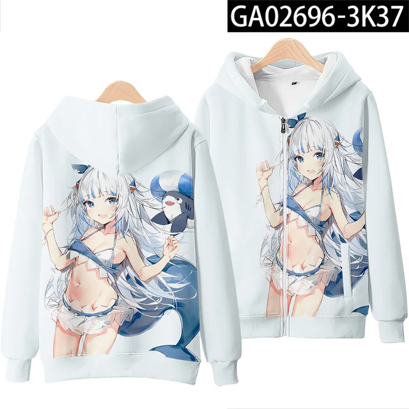 Anime Gawr Gura cosplay impres - Anime Cosplay Thick avis et prix
