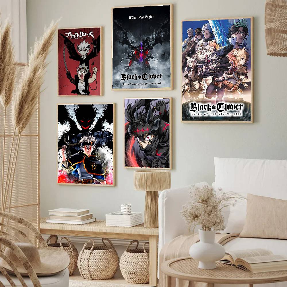 Affiche murale de trèfle noir, - Black Clover Grimoire avis et prix