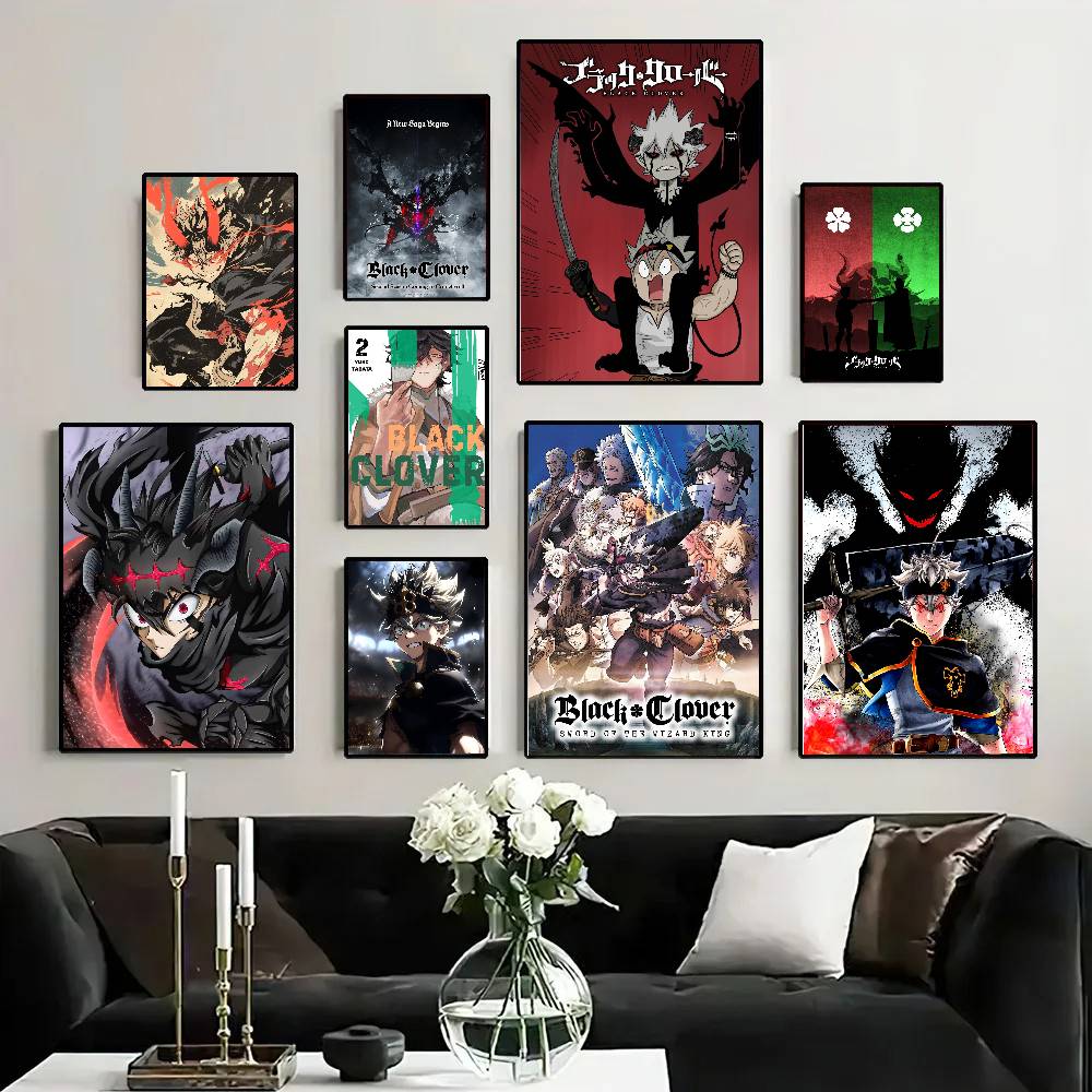 Affiche murale de trèfle noir, - Black Clover Grimoire avis et prix