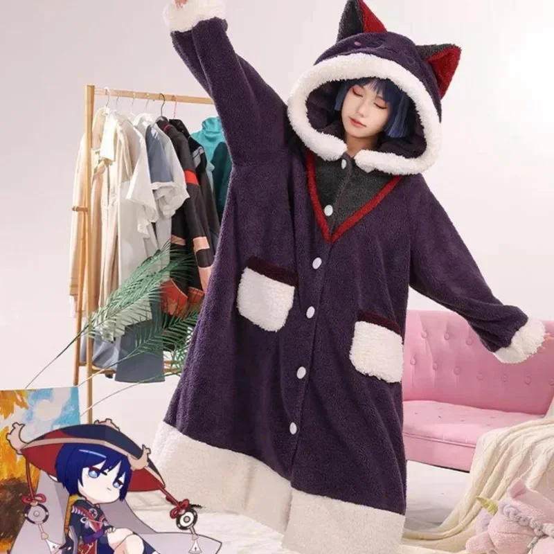 Genshin Impact Cosplay pyjama  - Anime Cosplay Thick avis et prix