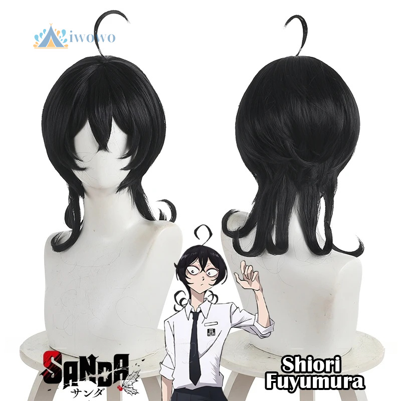 Perruque de Cosplay Anime Sand - Anime Cosplay Girl With Black Hair avis et prix