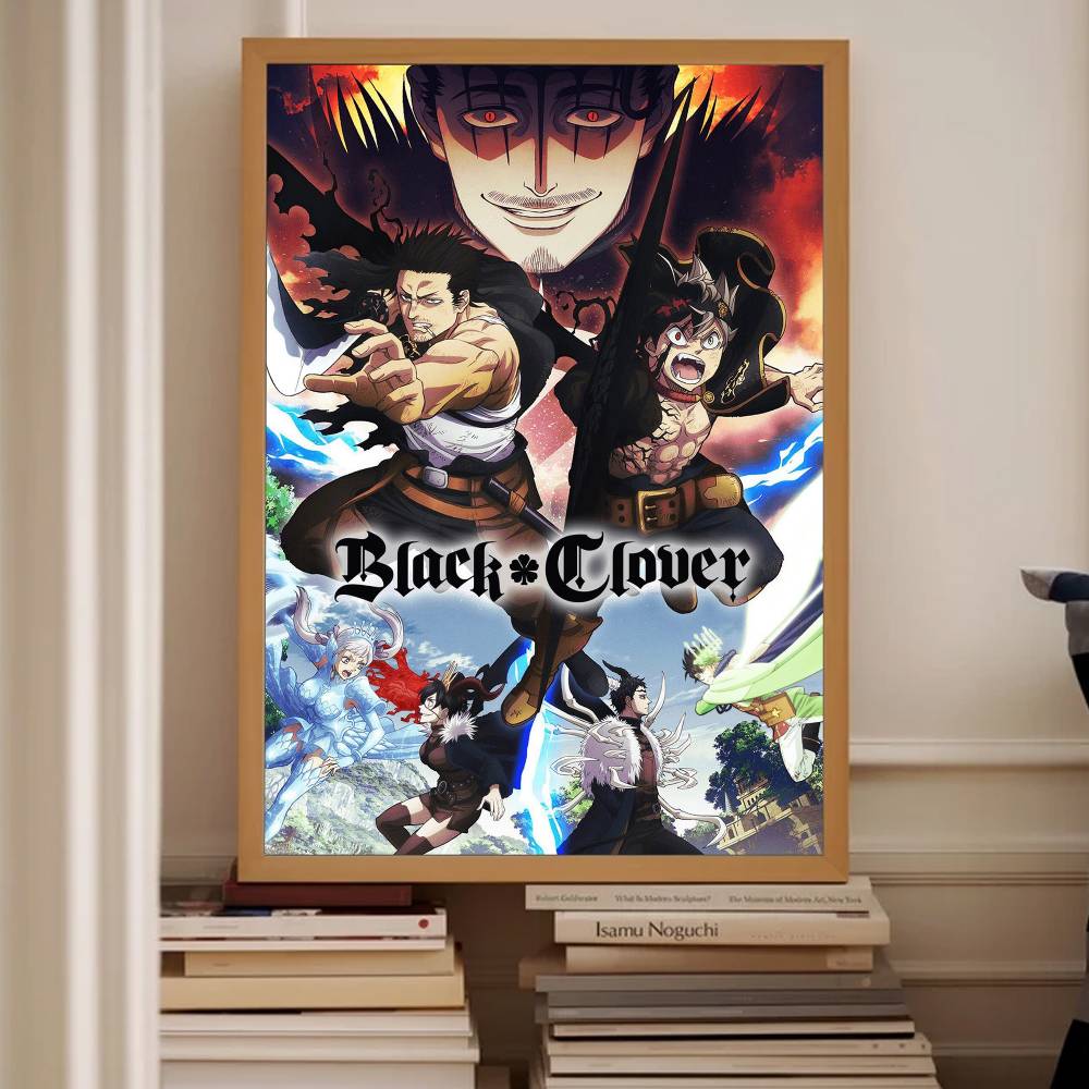 Autocollant d'affiche de trèfl - Black Clover Grimoire avis et prix