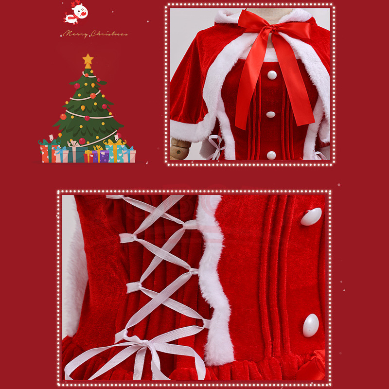 2025 jupe de noël COSPLAY robe - Anime Cosplay Little Girl avis et prix