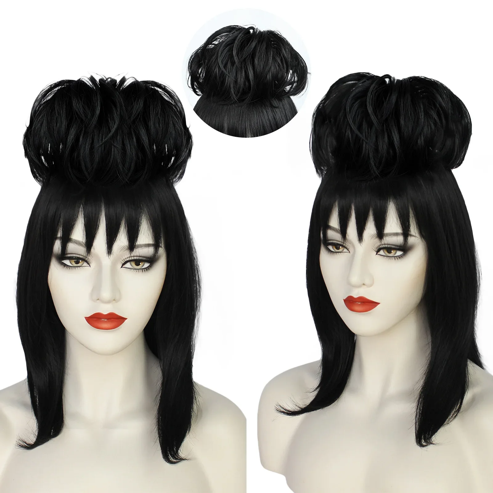 Lydia Dequery-Perruque Cosplay - Anime Cosplay Girl With Black Hair avis et prix