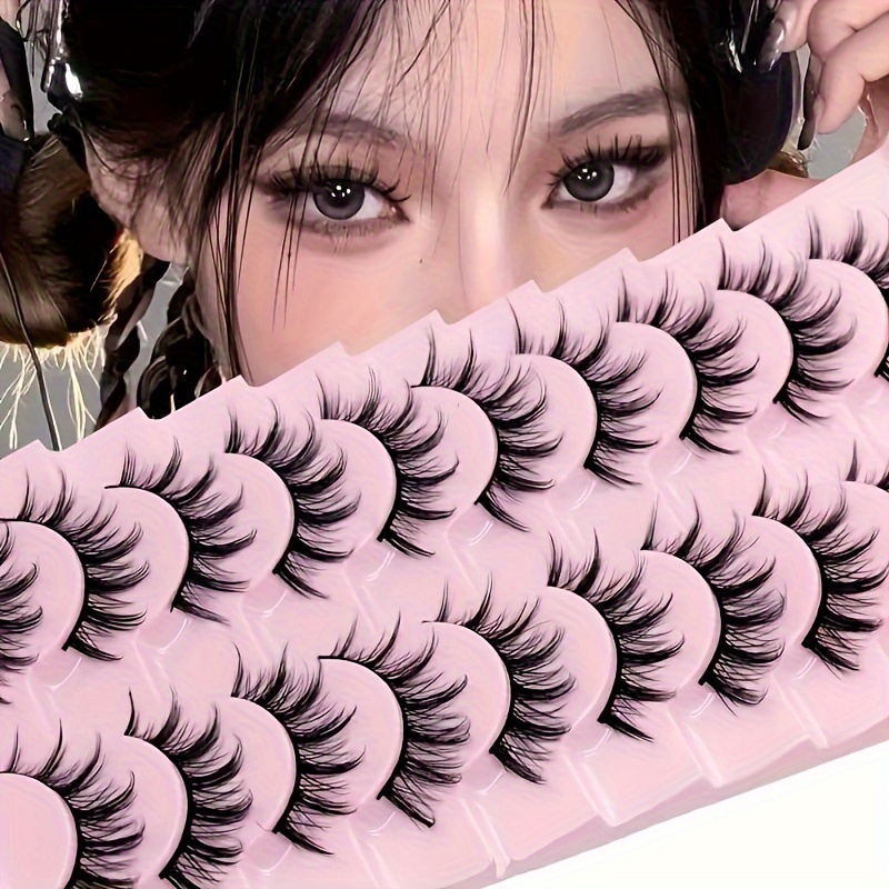 10 paires de faux cils Anime & - Anime Cosplay Thick avis et prix