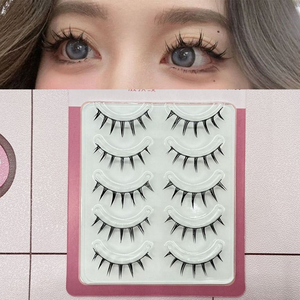 Lot de 5 paires de faux cils j - Anime Cosplay Thick avis et prix
