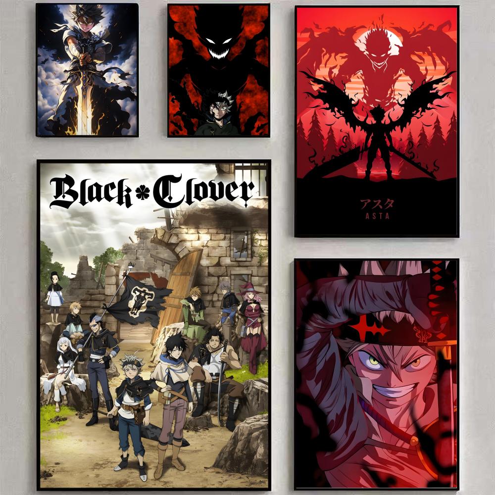 Affiche de trèfle noir Anime b - Black Clover Grimoire avis et prix
